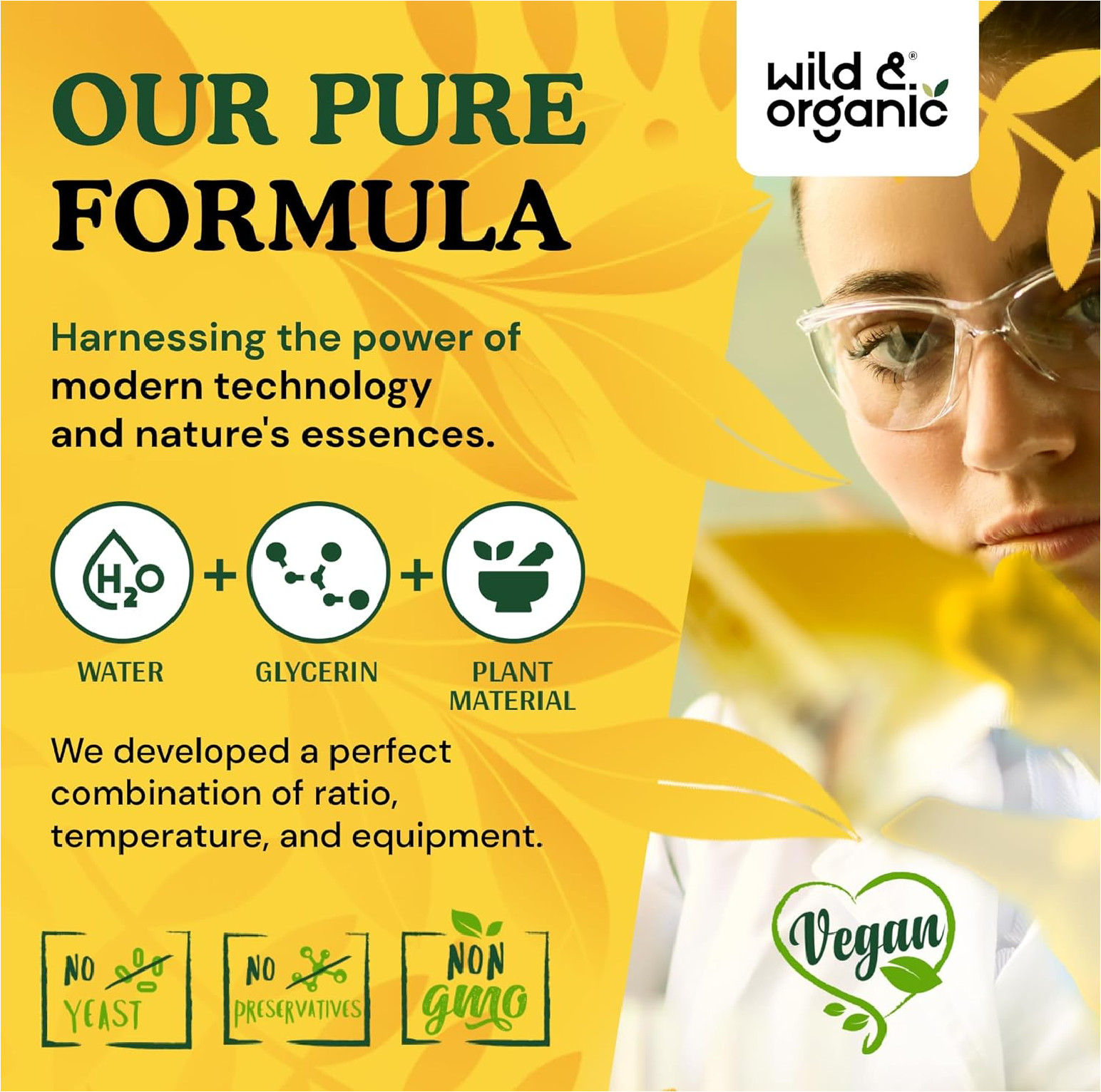 Wild & Organic Mullein Drops for Lungs – Cleanse and Detox – Liquid Mullein Leaf