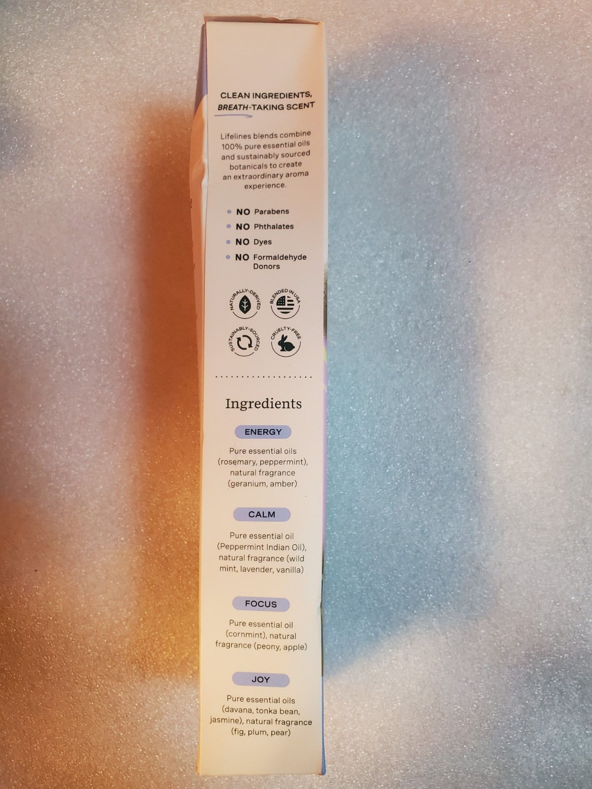 Pen Diffuser in Crisp Mountain Air Essential Oil Blends, 1.0mm Ballpoint Tip