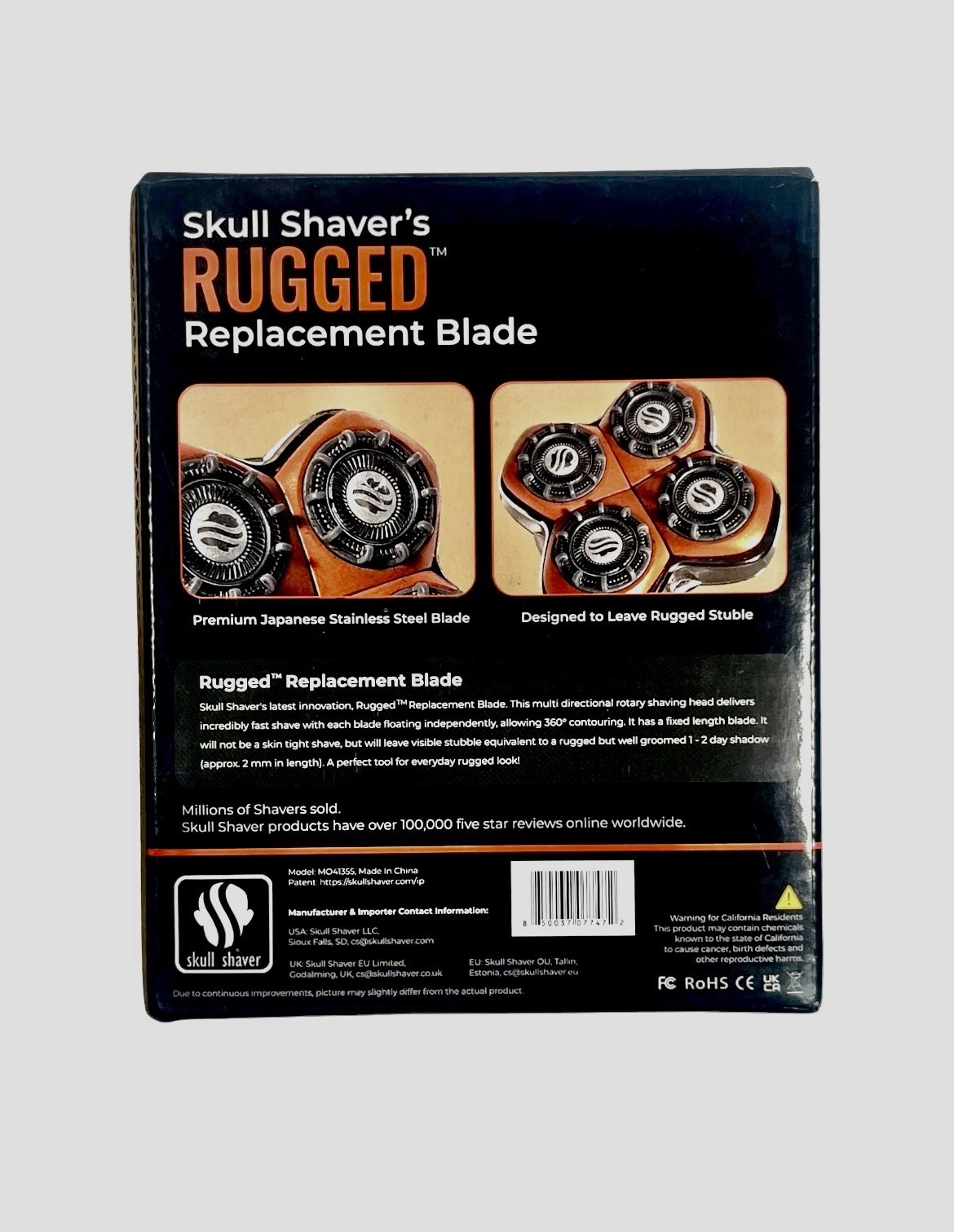 SKULL SHAVER’S RUGGED REPLACEMENT BLADE.