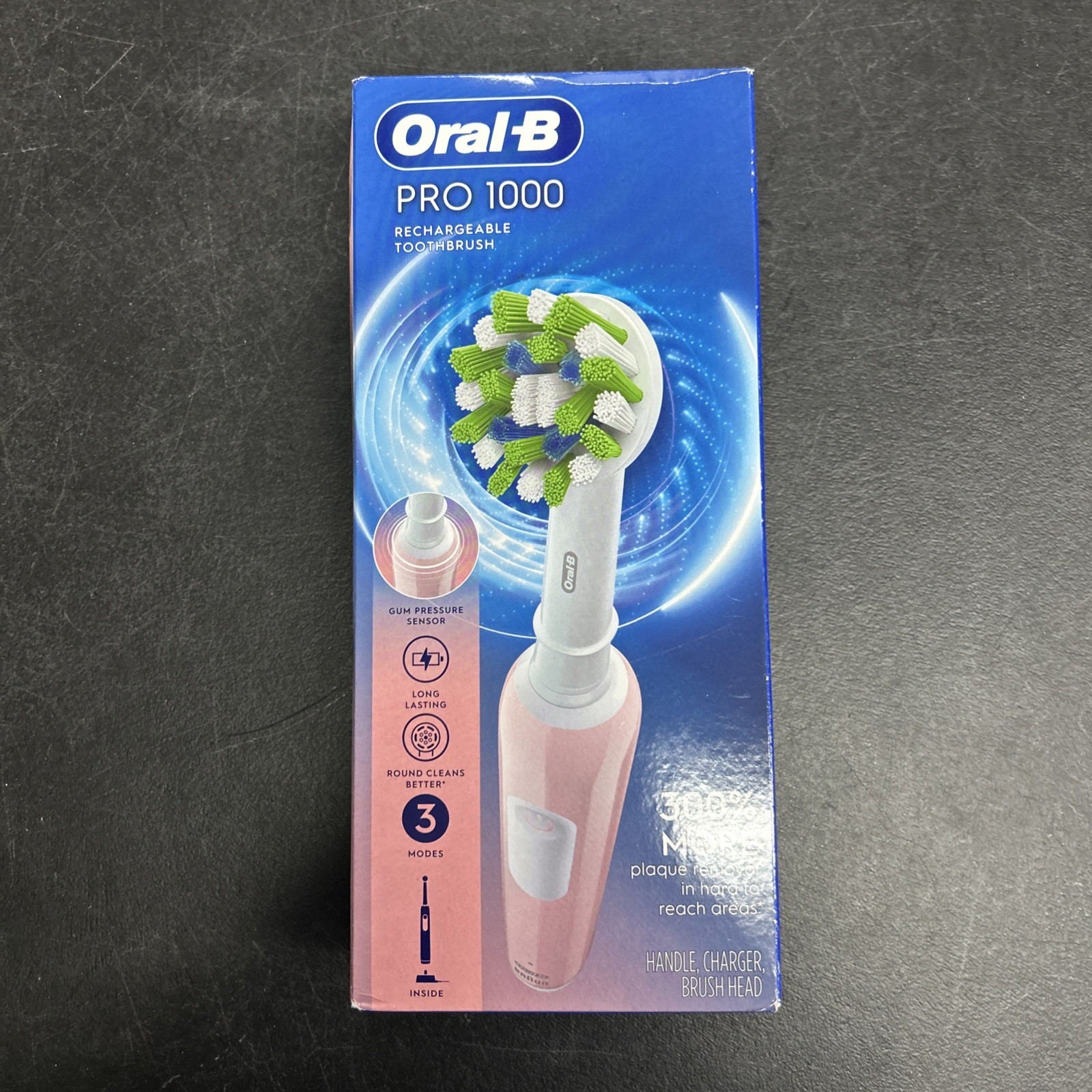 Oral-B Pro 1000 Pink Electric Toothbrush No Brush Head