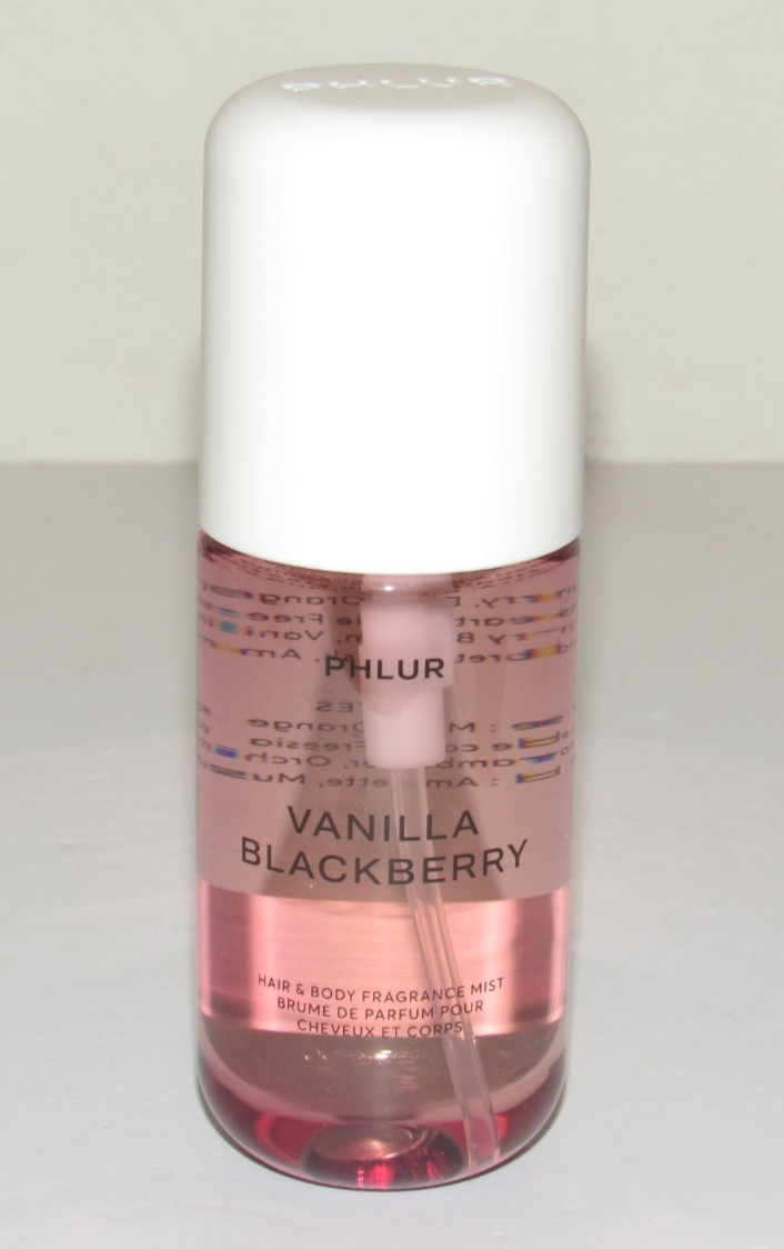 Phlur VANILLA BLACKBERRY Hair & Body Fragrance Mist LARGE 8.1 Oz 240 mL SEALED