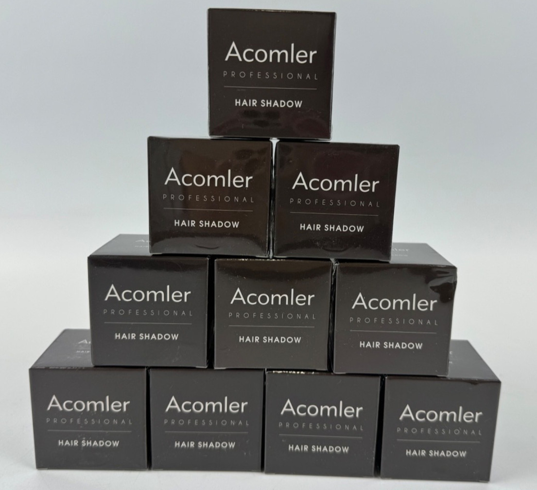 Acomler Root Cover Up Powder for Thinning Hair – Black Hair Shadow- 10 PACK