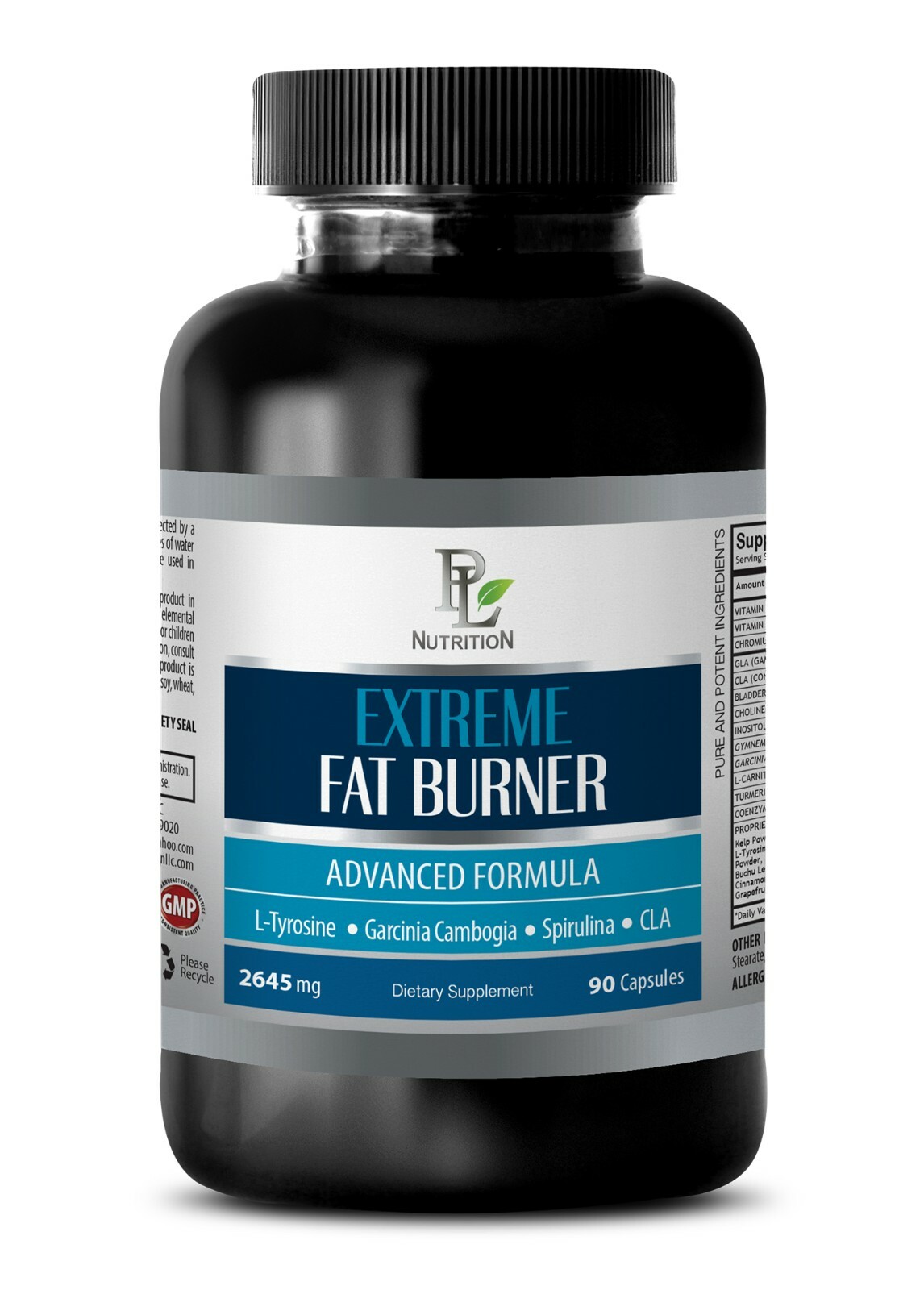 natural weight loss pills – EXTREAM FAT BURNER 2645mg – 1 Bottle 90 Capsules