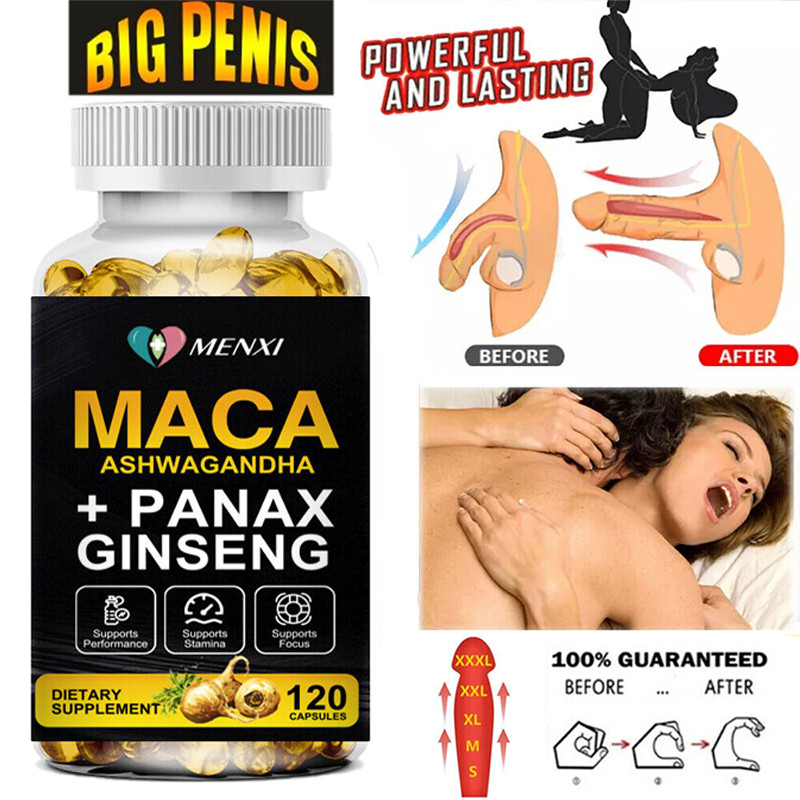Male Enhancement 120 Capsules,Sexual Desire,Performance & Endurance Support NEW