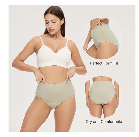 BATTEWA Incontinence Underwear for Women Washable, Leak Proof Underwear Small
