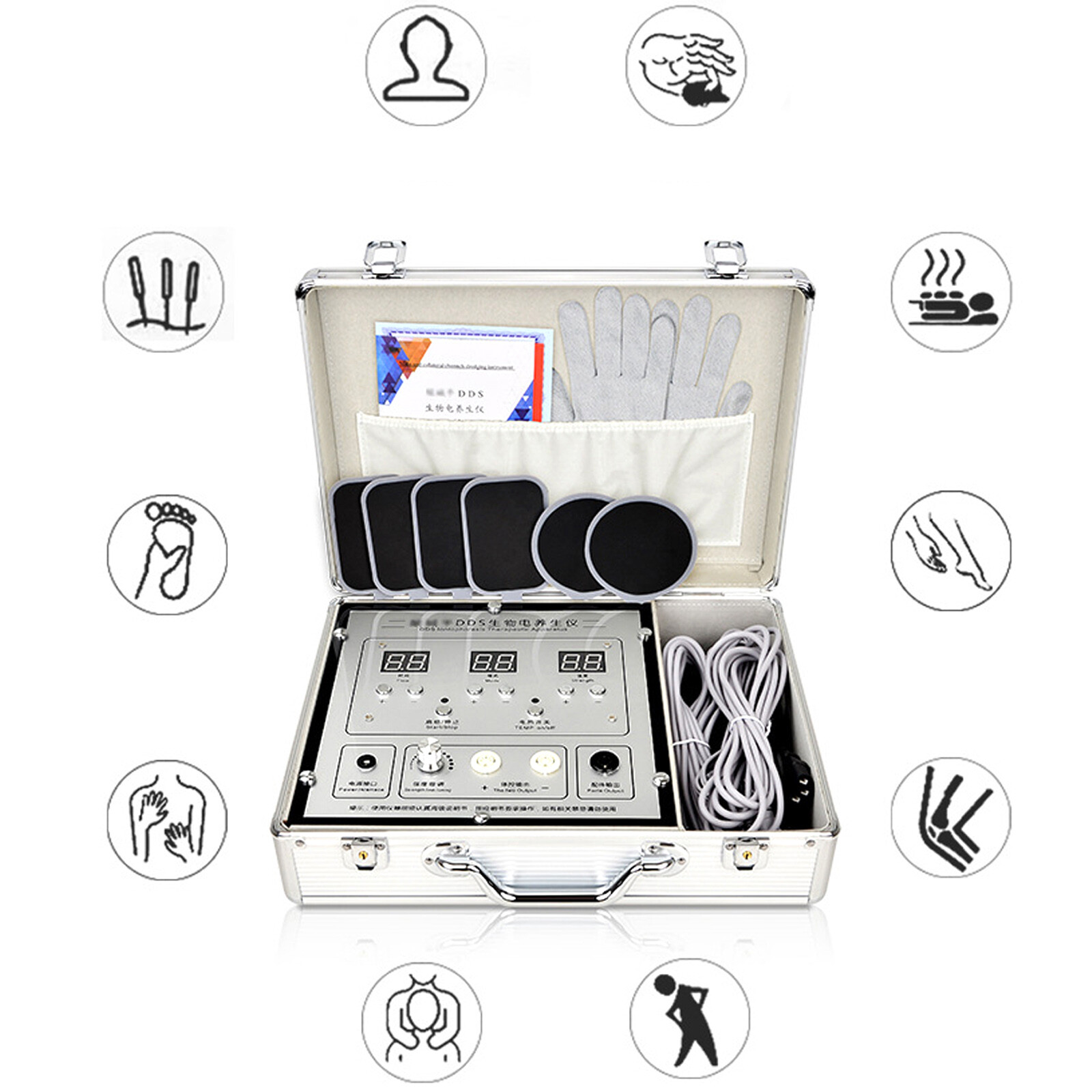 DDS Bio Electric Massager Meridian Electrotherapy Massage Body Machine 110V