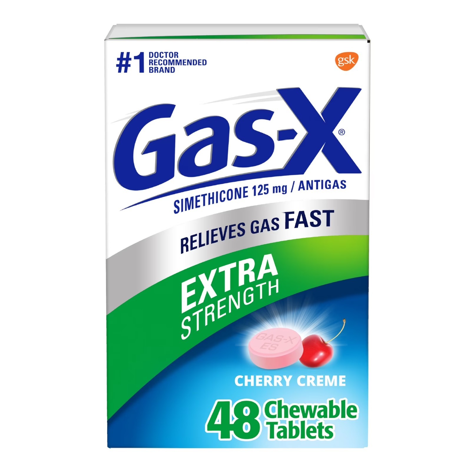 Gas-X Chewable Tablets-Cherry-48 ct.