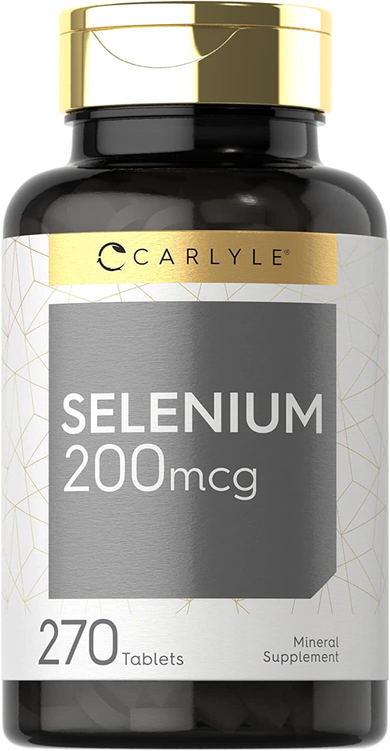 Selenium 200mcg | 270 Tablets | Vegetarian, Non-GMO & Gluten Free | by Carlyle