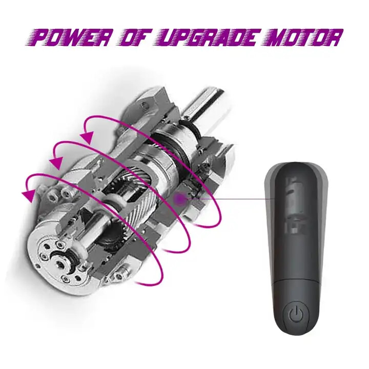 Mini Powerful Bullet Shape 10 Speed Vibrating Neck Body Massage Personal