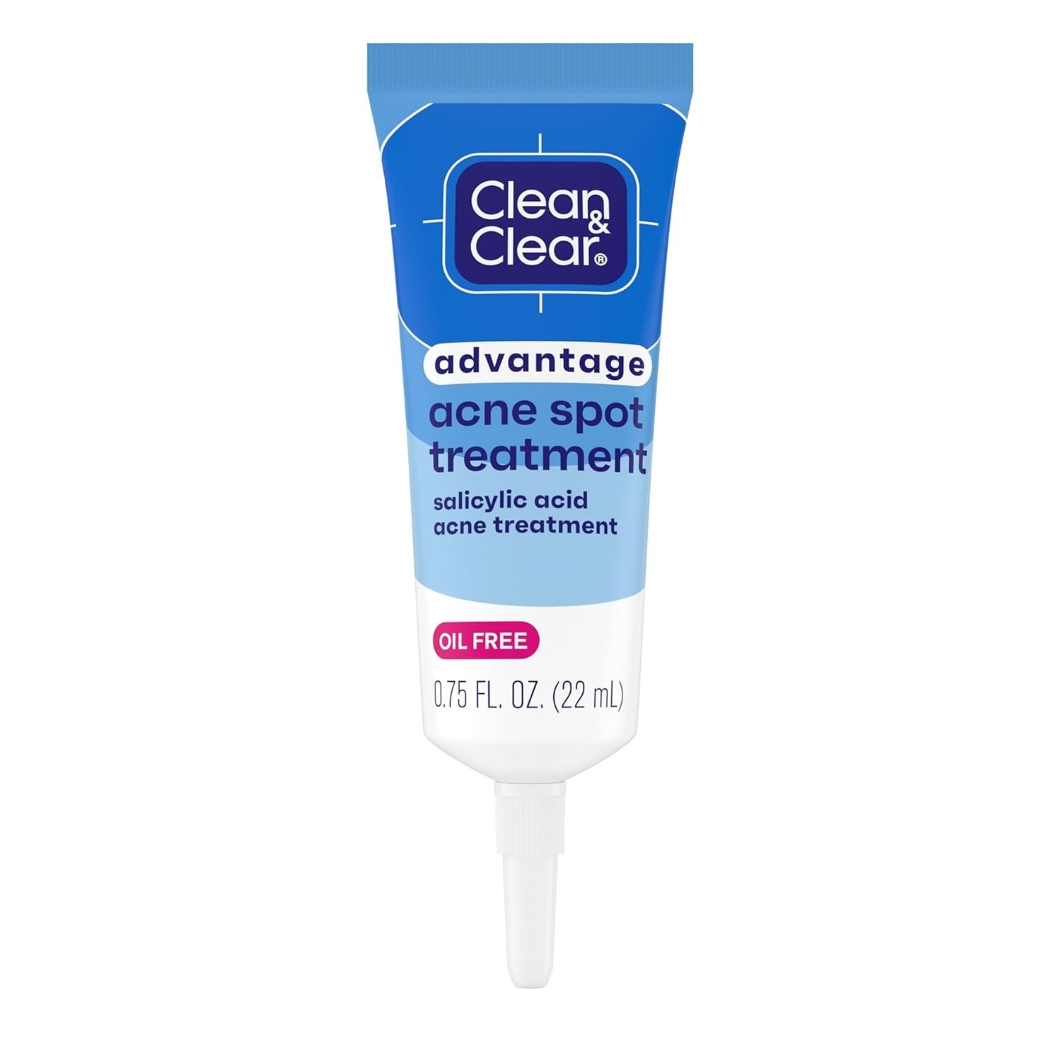 Clean and Clear Advantage Acne Spot Treatment Gel Cream with 2% Salicylic Acid &