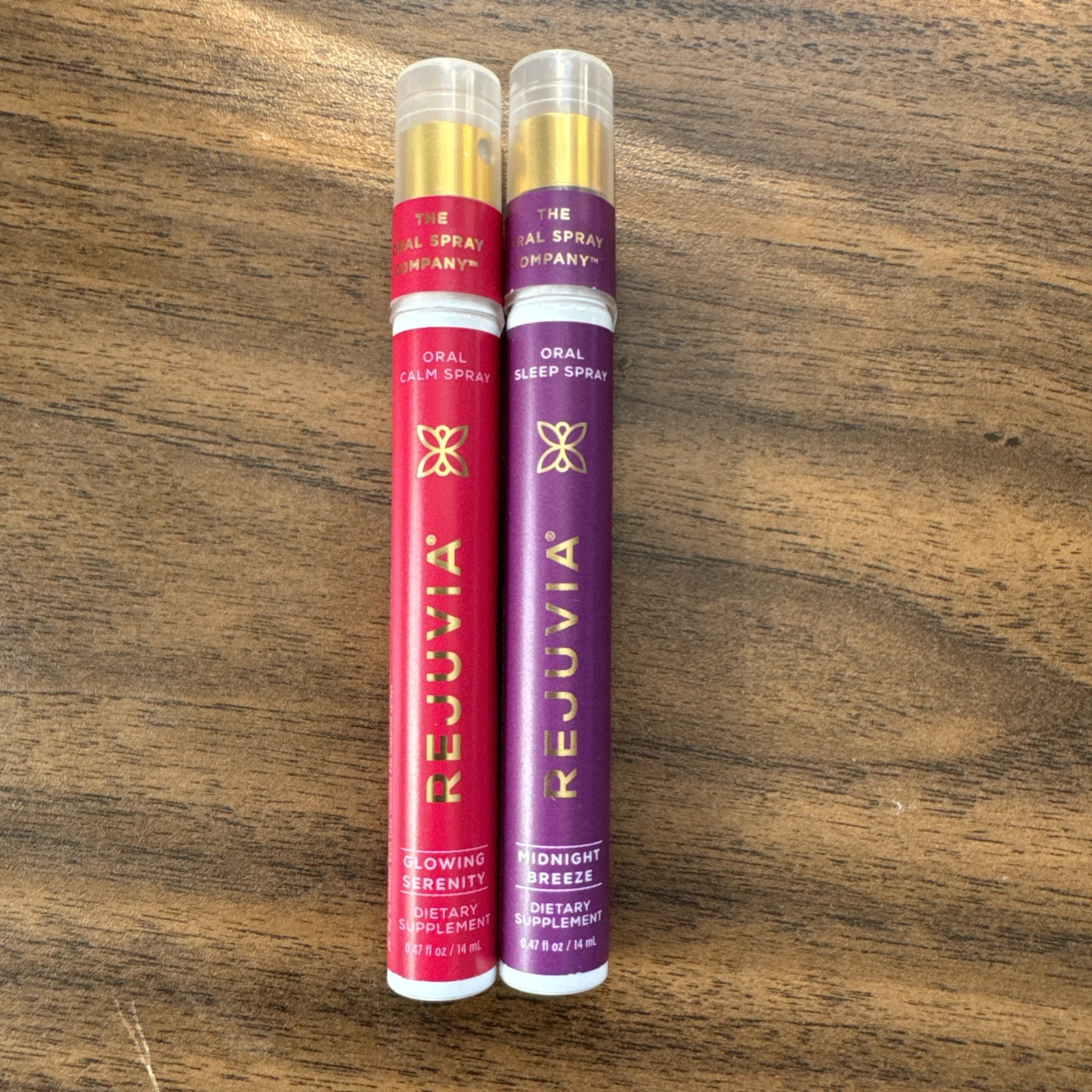 1 Rejuvia Oral Calm Spray Glowing Serenity & 1 Oral Sleep Spray Midnight Breeze