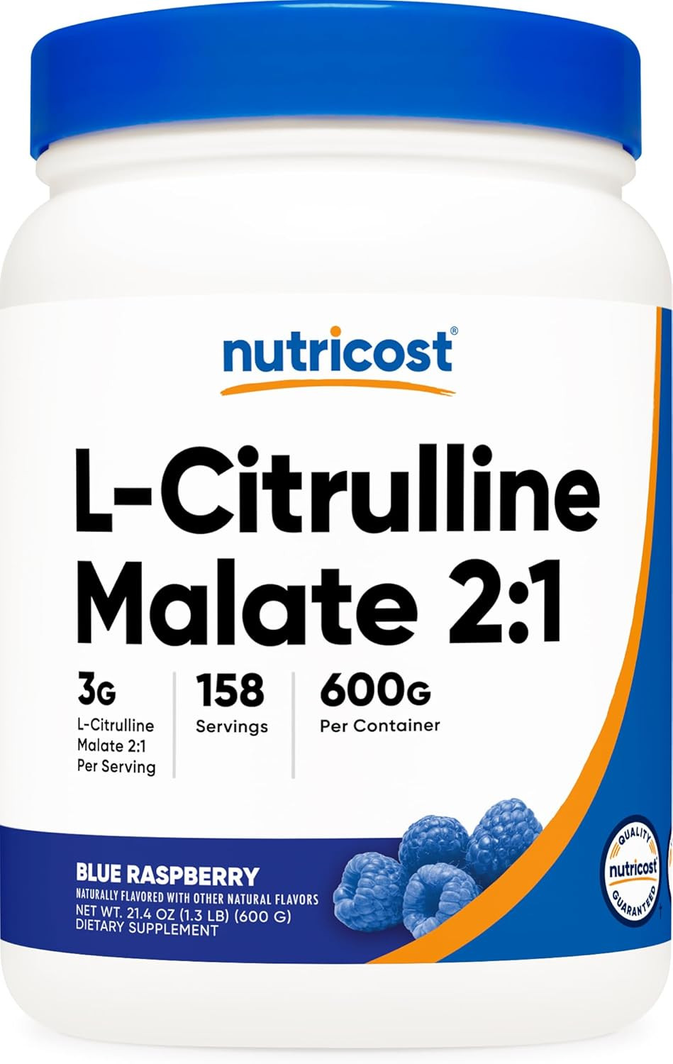 L-Citrulline Malate 2:1 (600 Grams) (Blue Raspberry)