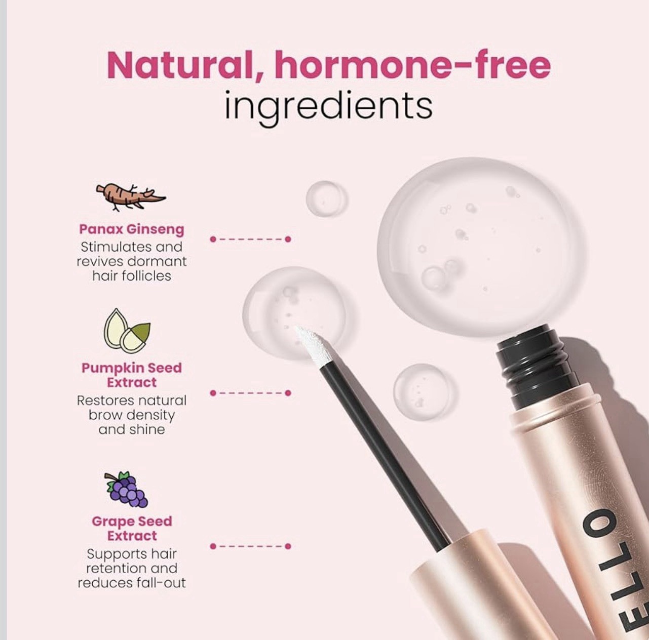Try Bello Eyebrow Serum 5 ML / 0.17oz (pack of 3)New Sealed Eye Brow Serum