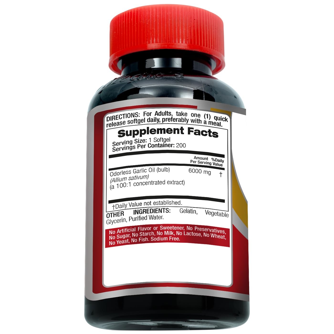 FITO MEDIC’S Garlic Pills | Supplements | 200 200 Count (Pack of 1)