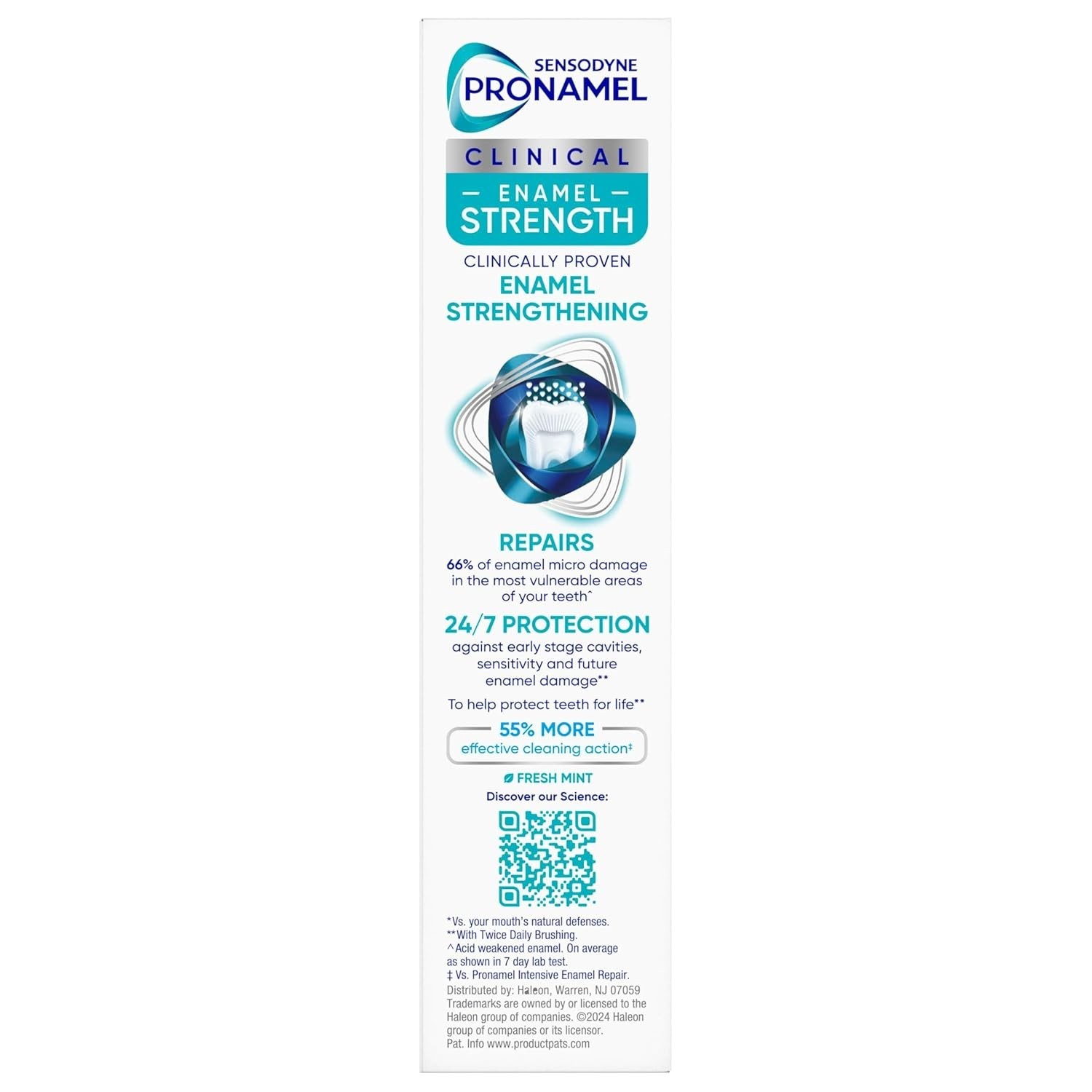 Deep Clean Enamel Strength Toothpaste, 2.3 oz Mint Flavor – Repair Micro-Damage