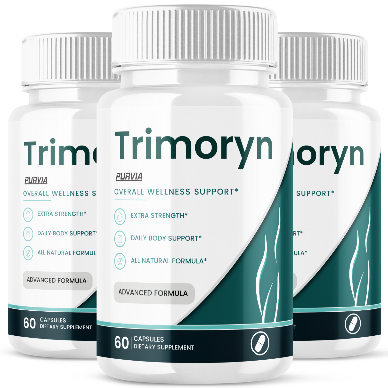 (3 Pack) Trimoryn Capsules for Weight Loss Fat Burning Supplement Pills (180 ct)
