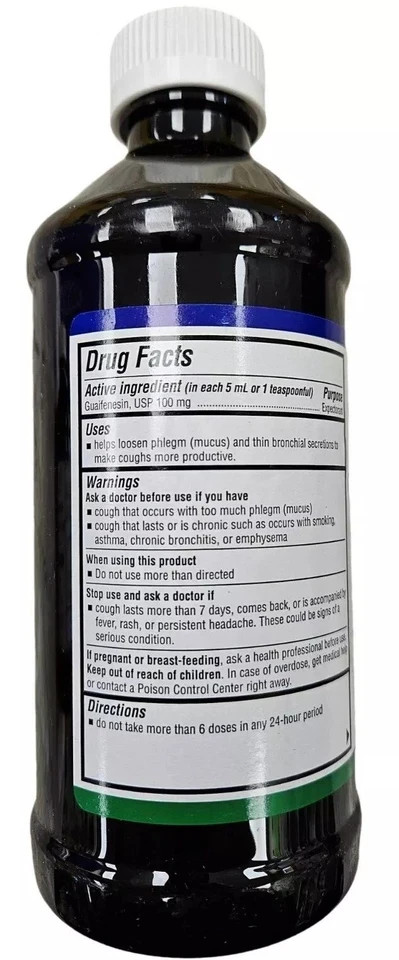 2 Pack Method Guaifenesin Oral Solution, Mucus Expectorant Syrup 16Oz (473 ml)