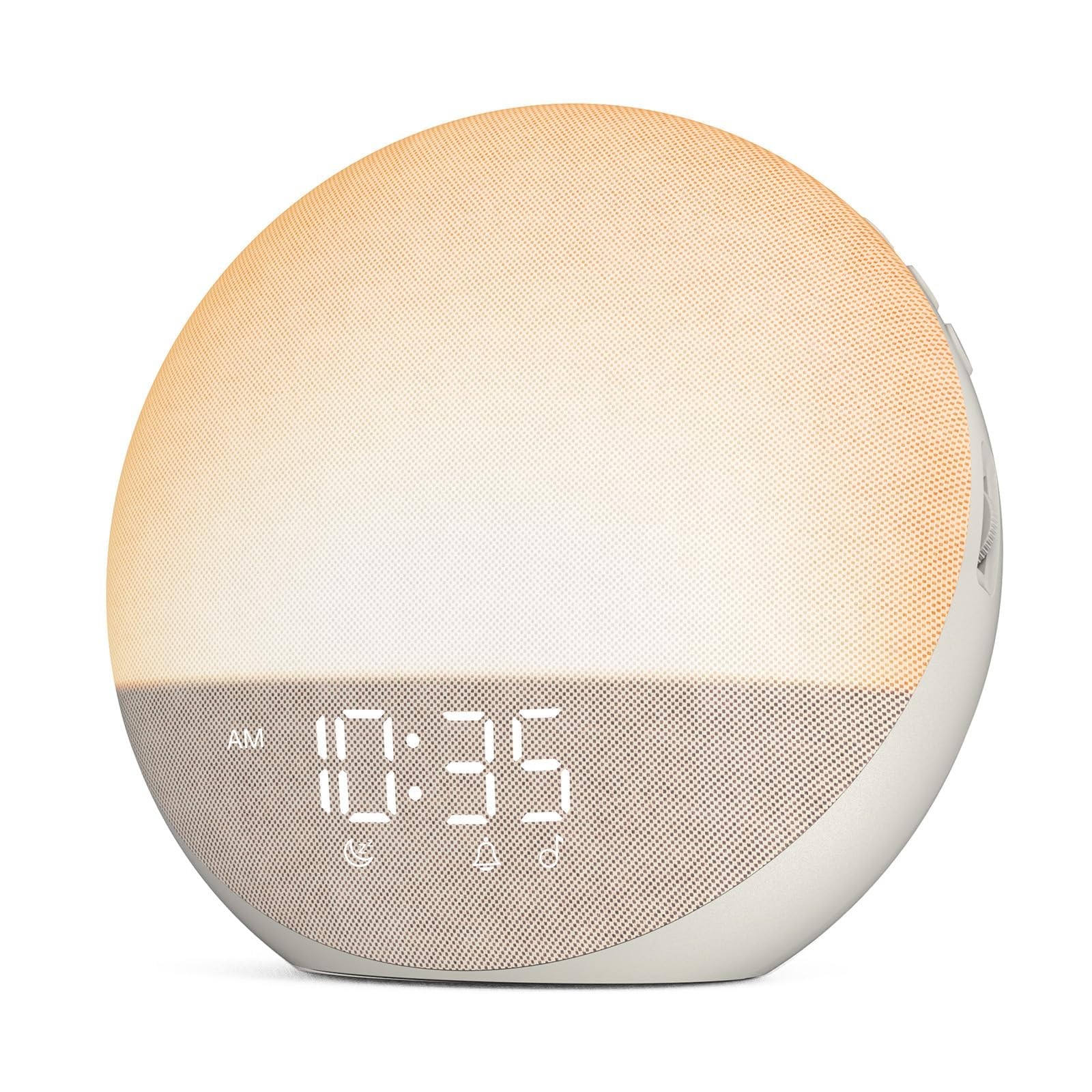 Sunrise Alarm Clock White Noise Machine Natural Wake Up Light – Dimmable Clock