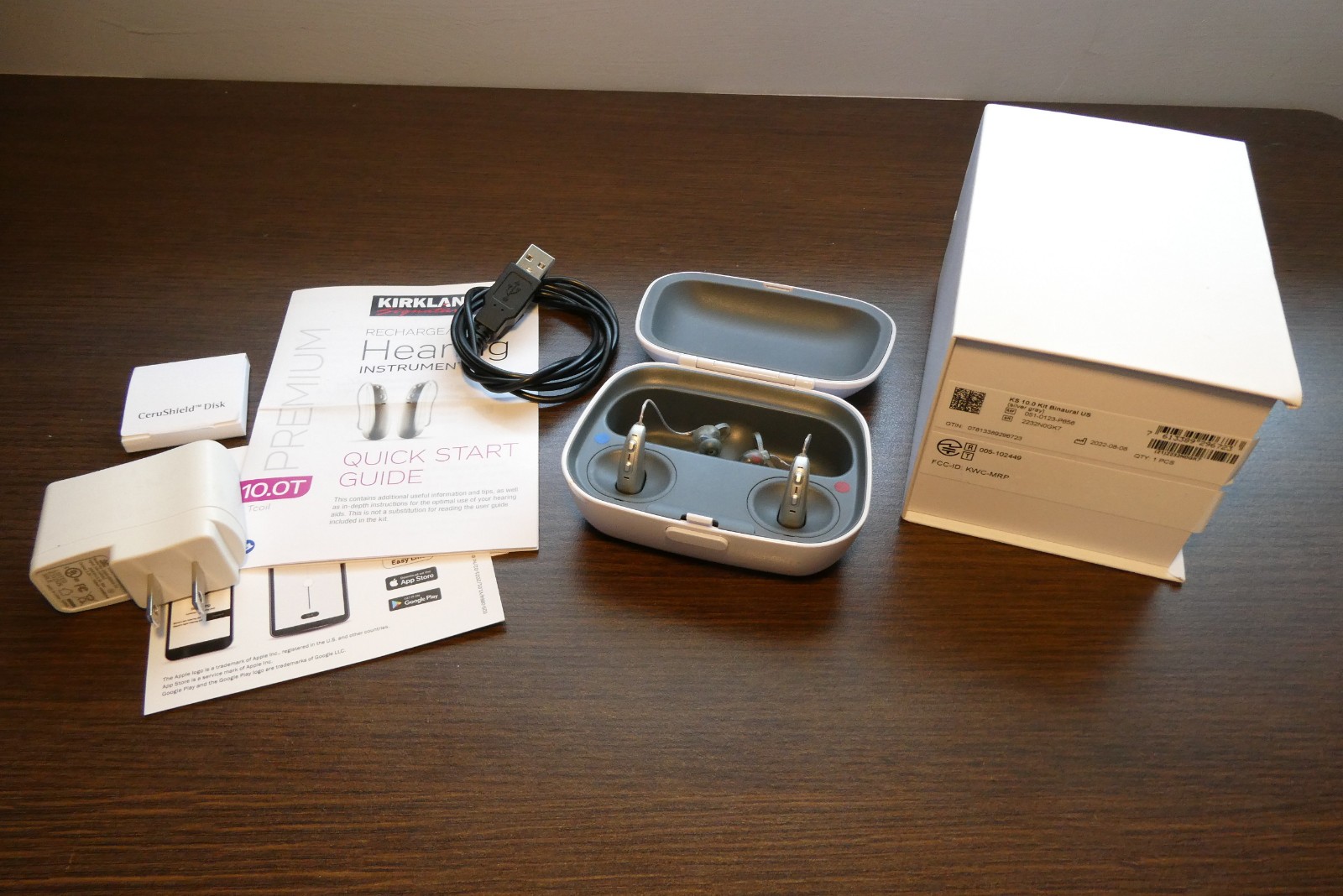 Kirkland Signature PREMIUM Bluetooth Hearing Instruments KS 10.0T *Silver*