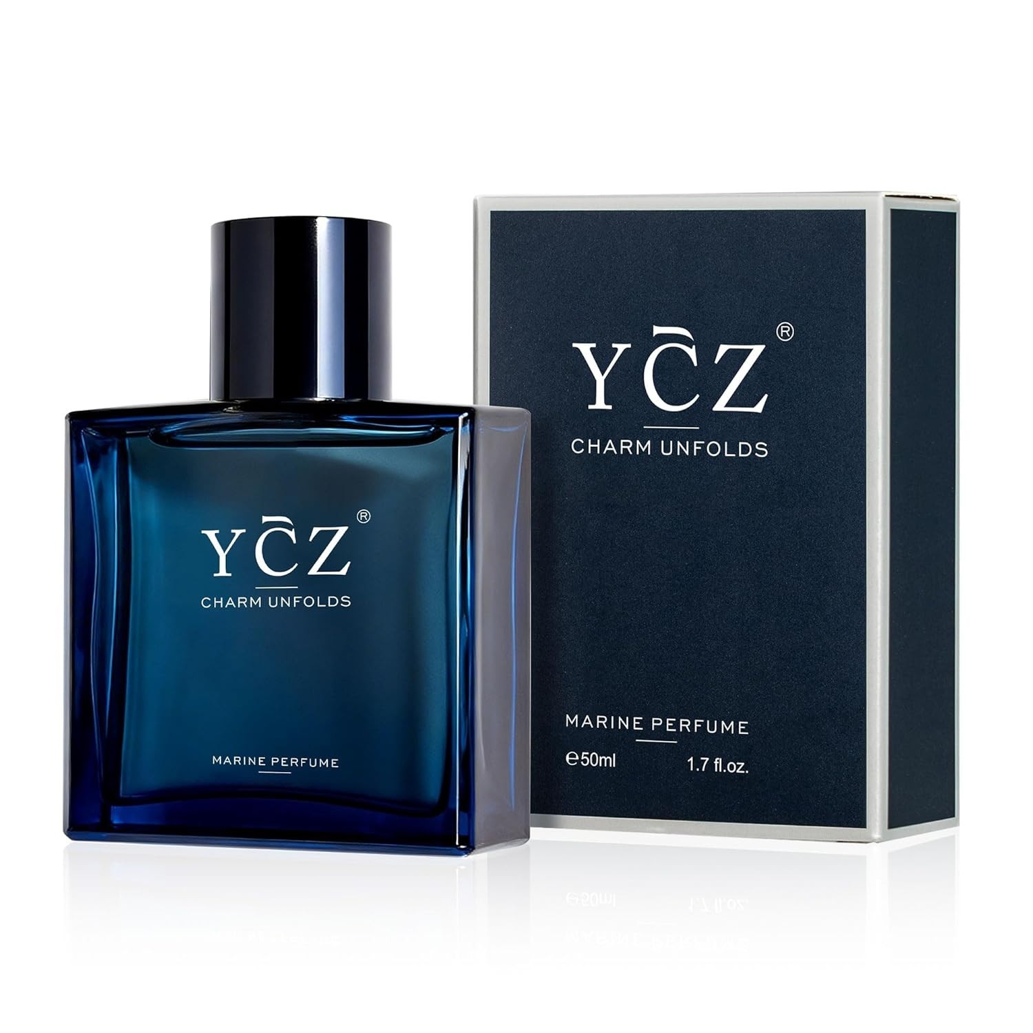 Ycz Charm Unfolds Marine Perfume for Men 1.7 oz. Long Lasting Fragrance Gift Dad