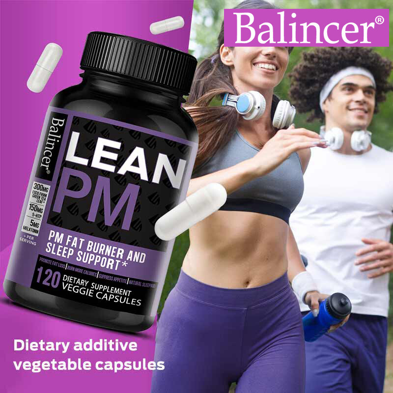 Lean Pm Nighttime Fat Burning Sleep Aid Supplements Improve Mood 120 Pills