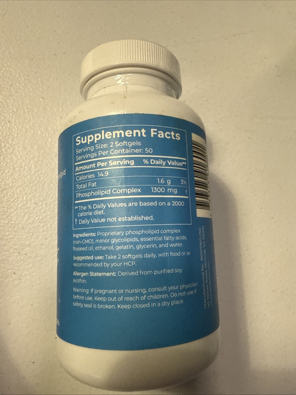 PC, Liposomal Phospholipid Complex, 100 Softgels (650 mg per Softgel) Exp 4/26