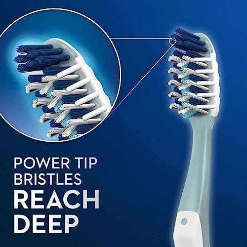 Oral-B CrossAction All in One Toothbrushes, Soft, 2 Count (Pack of 2)