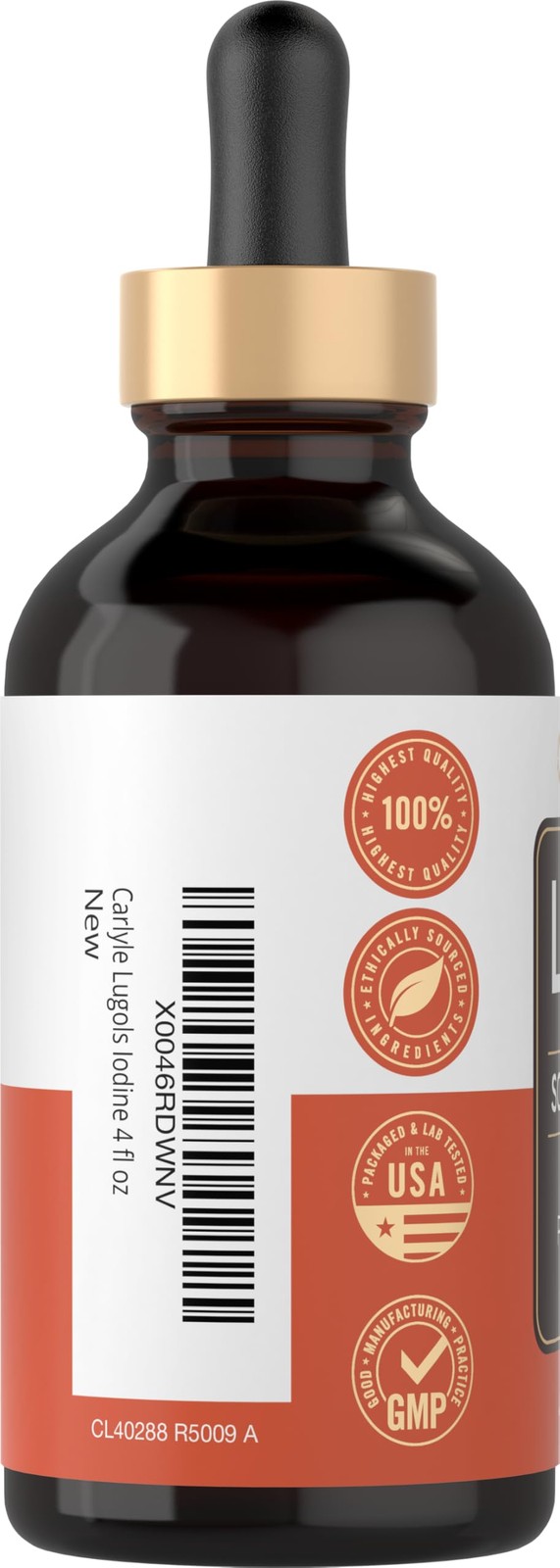 Carlyle Lugols Iodine 2 Percent | 4 fl oz (Pack of 1) | 4 Fl Oz