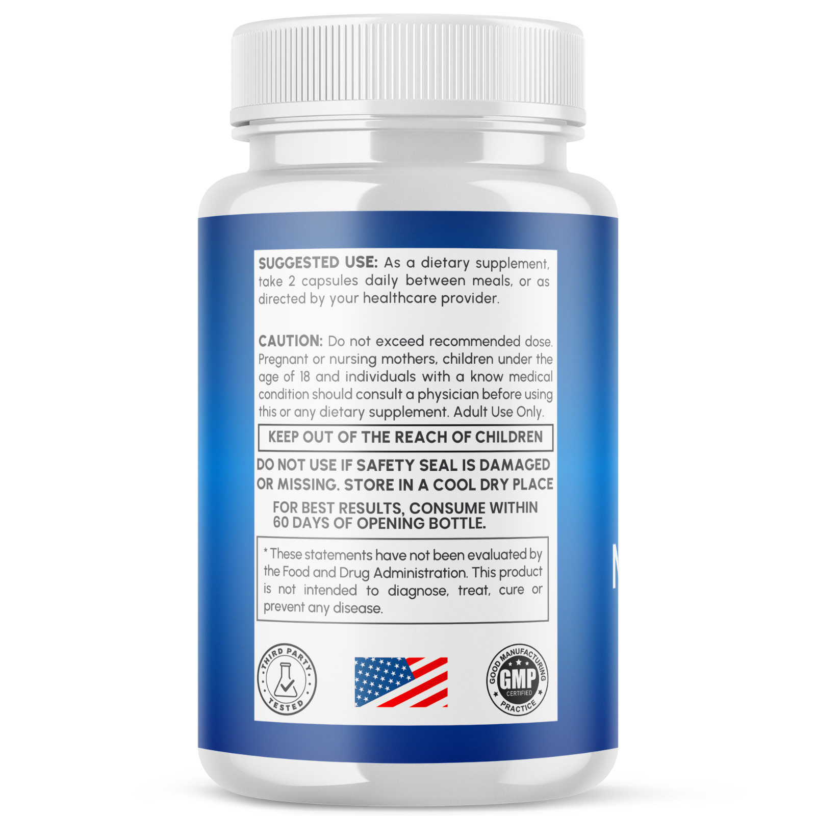 (5 Pack) NerveFluence Advanced Nerve Support Max Strength Nerve Fluence 300 Caps