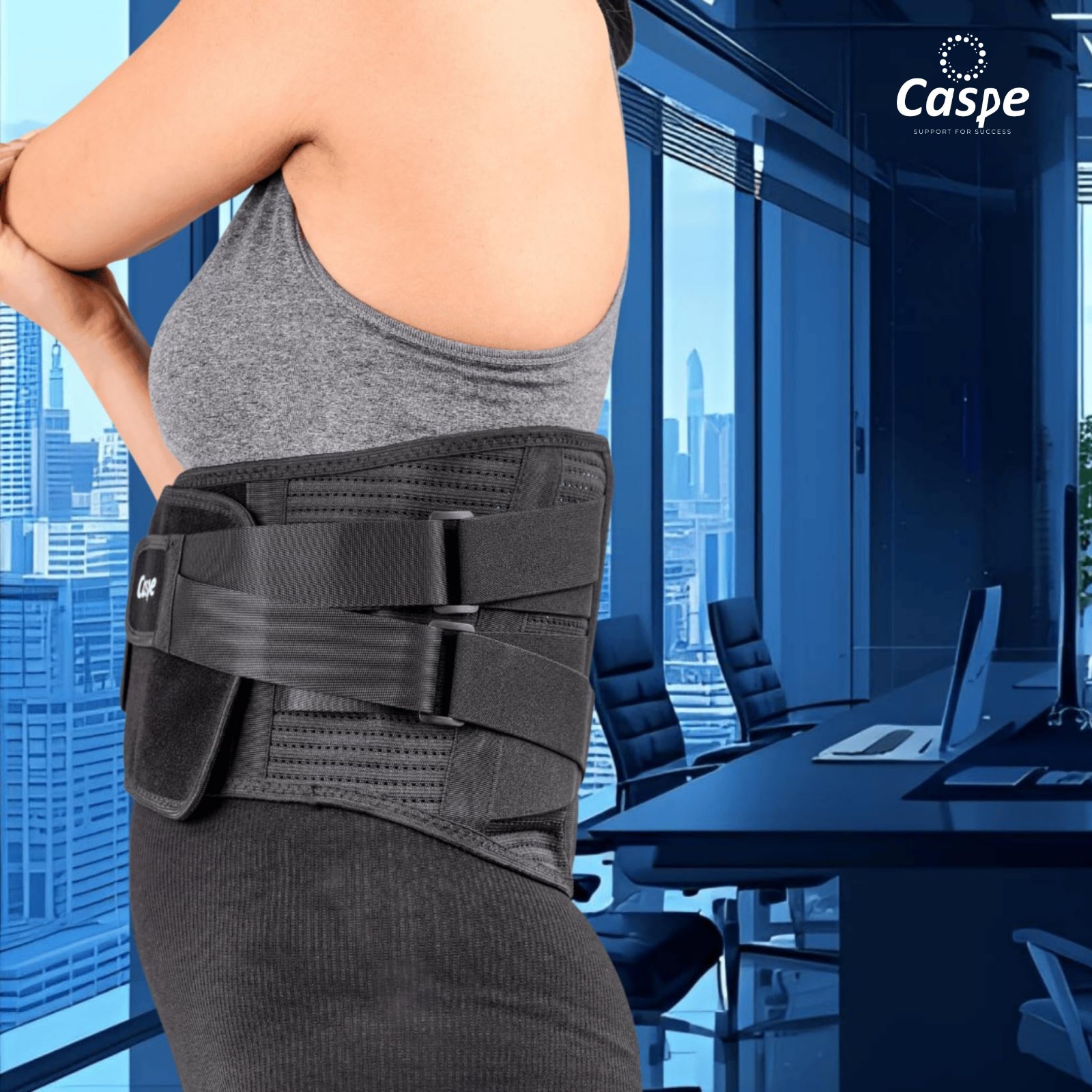 Adjustable Lower Back Brace Lumbar Support Waist Belt for Men Women Pain Relief