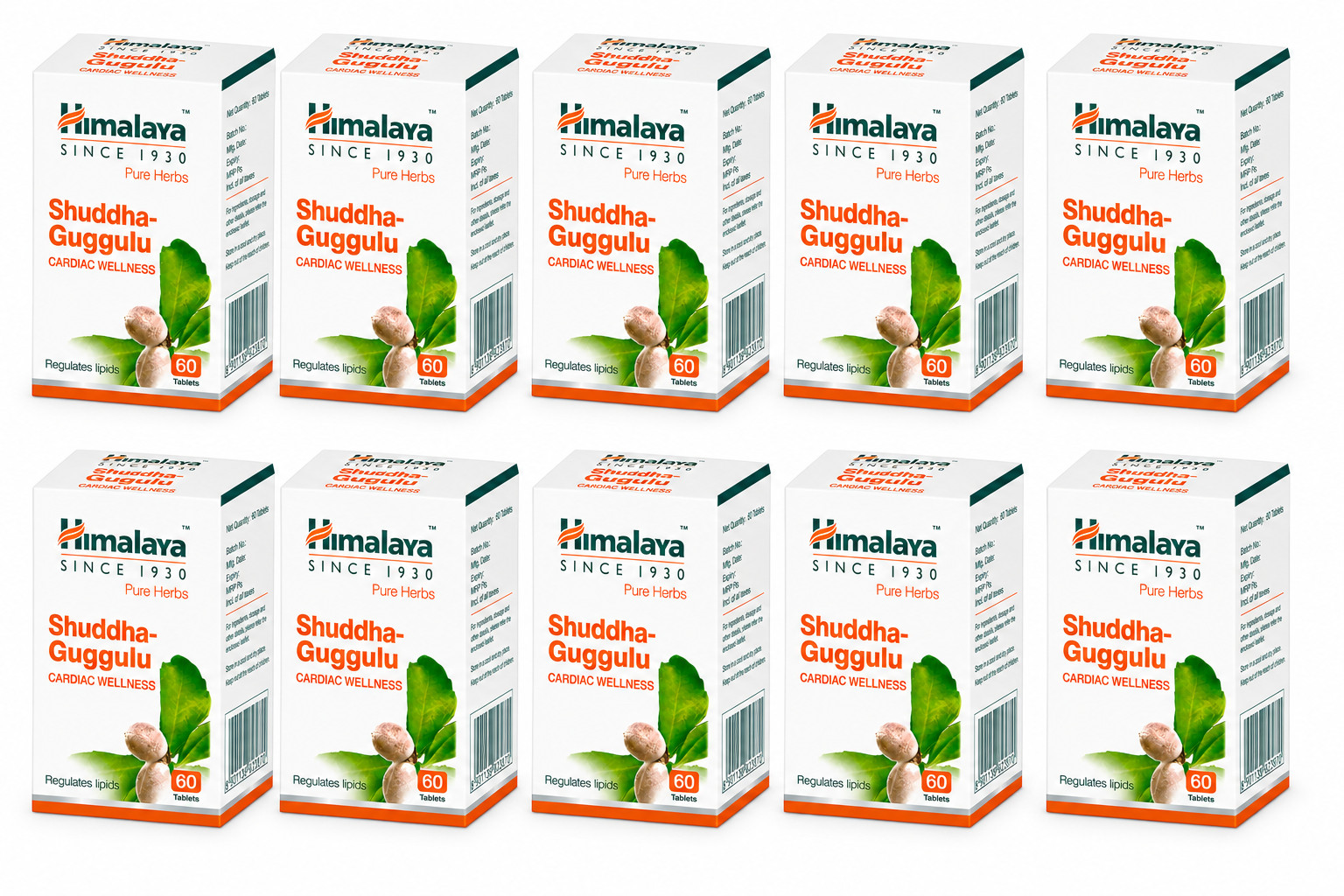 10X Himalaya Shuddha Guggulu 600 Tabs – Long Expiry & Free Shipping