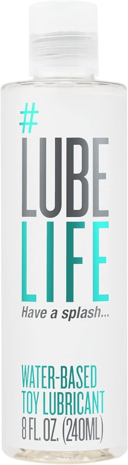 LUBELIFE Water Based Toy Safe Personal Lubricant 8 Fl Oz