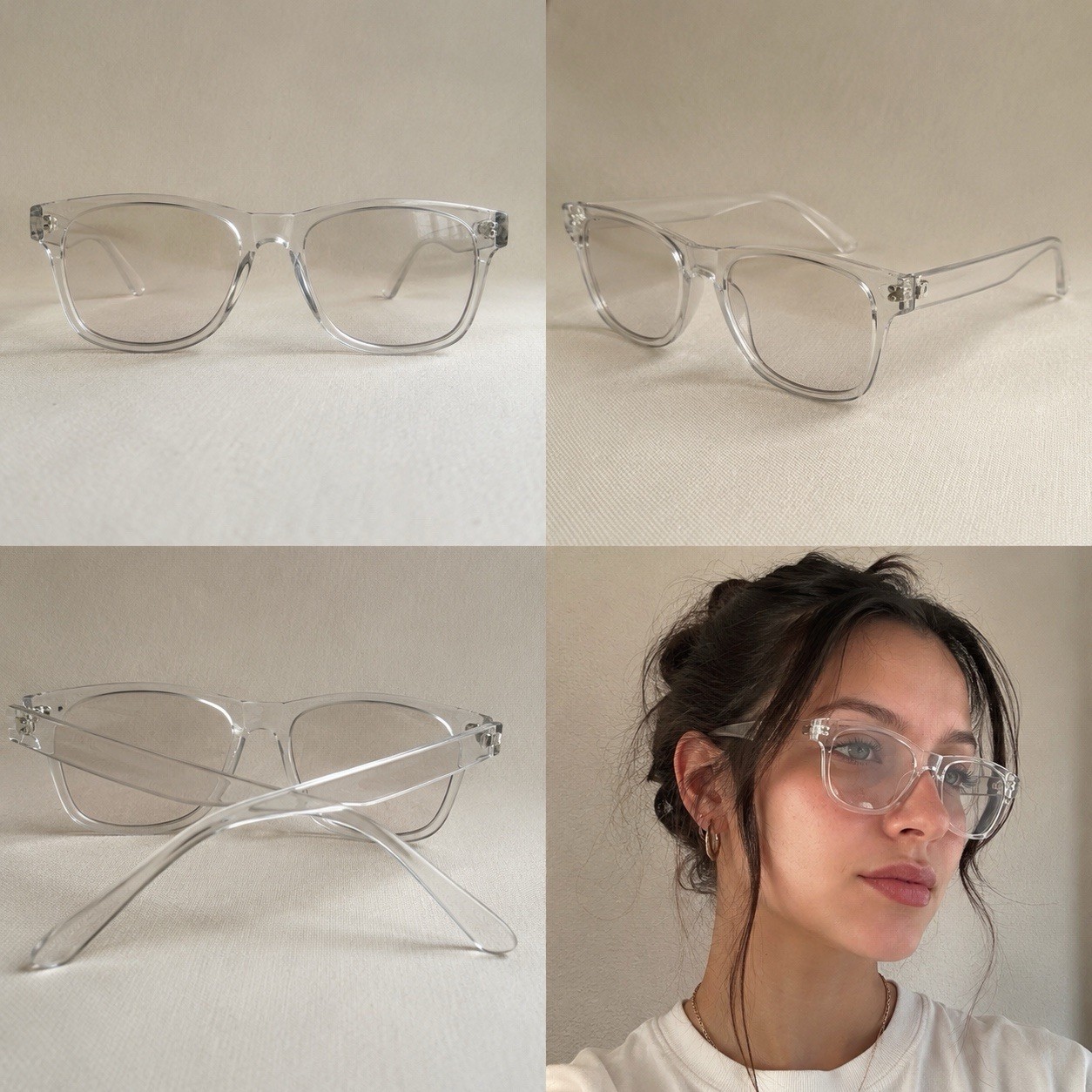 Clear Frame Glasses – Minimal Aesthetic / Everyday Style