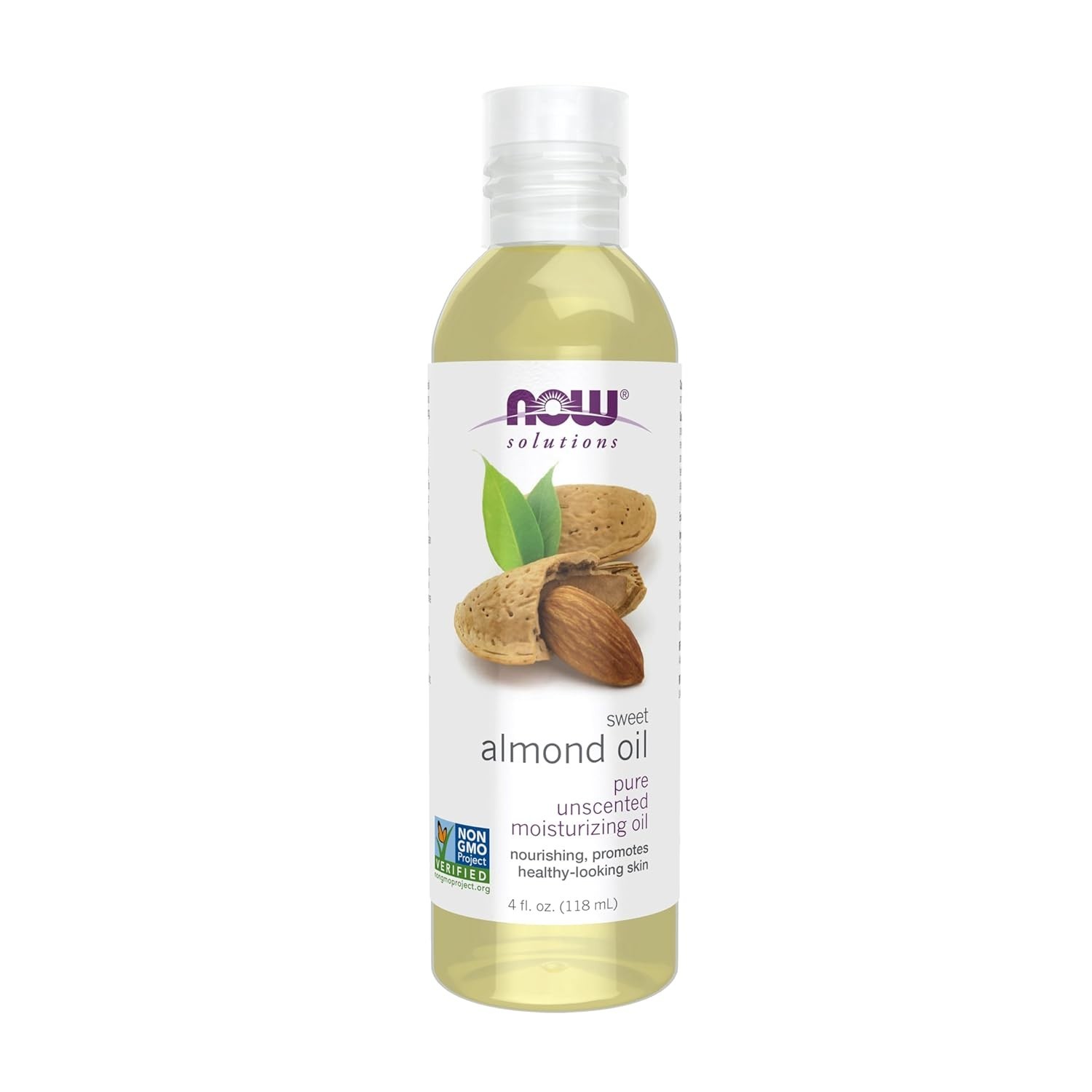 NOW Foods Solutions, Sweet Almond Oil, 100% Pure Moisturizing Oil, Promotes Heal