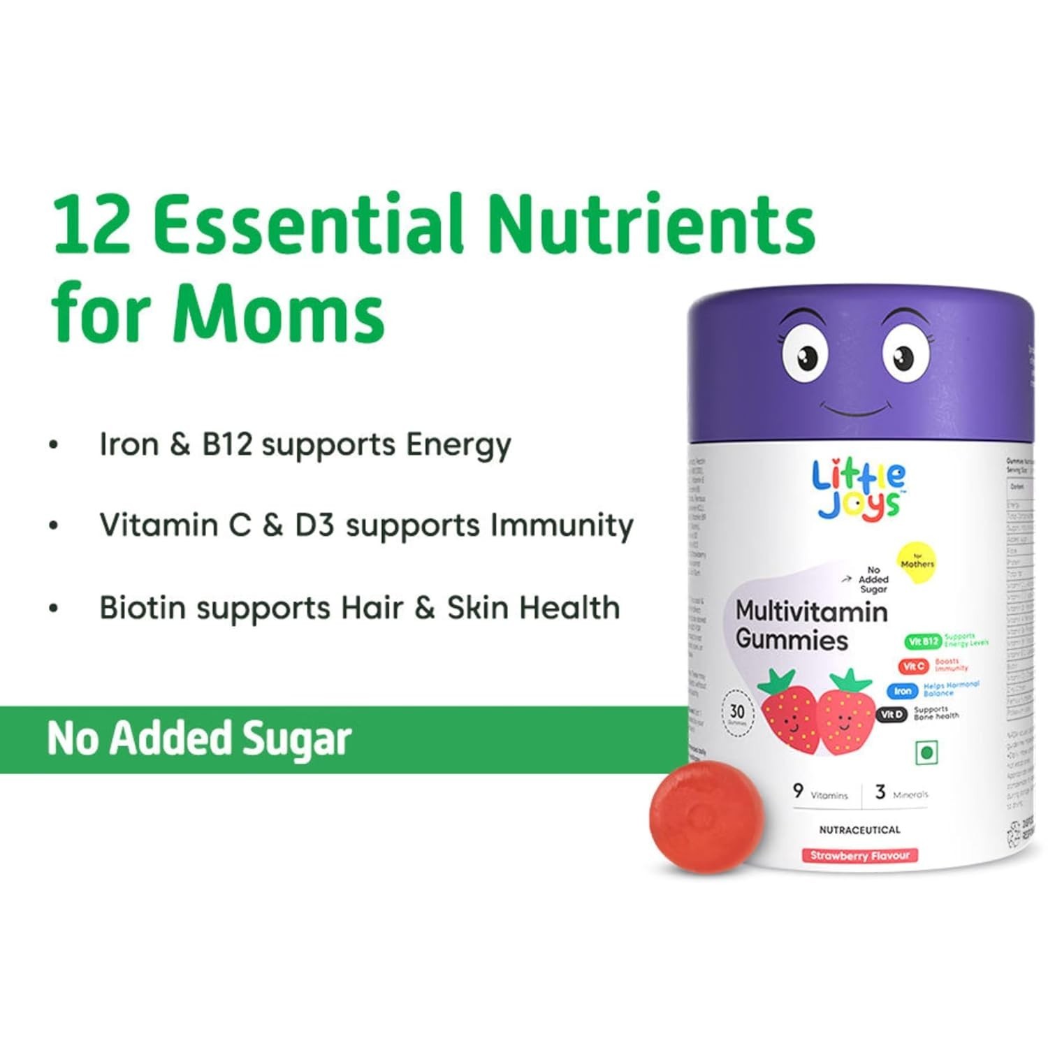 Little Jo.ys Women Multivitamin Gummies Biotin 30 Count