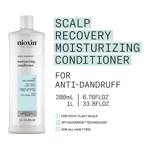 Nioxin Moisturizing Conditioner 33.8 oz Scalp Recovery Hair Treatment