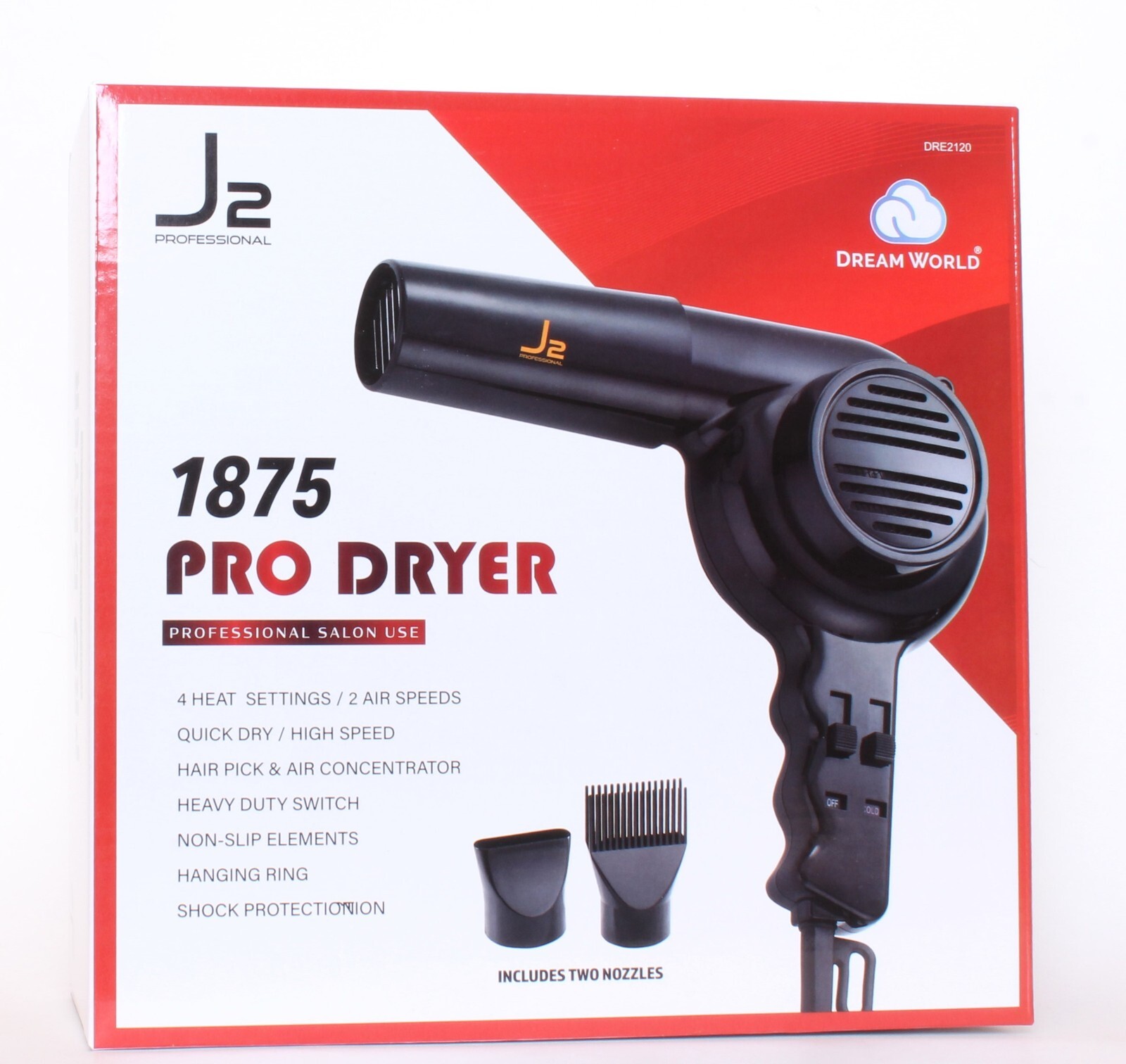 J2 Professional Pro Dryer 1875W Model DRE2120