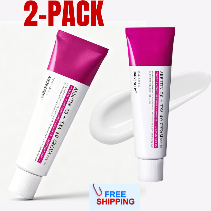 2 PCK-Arbutin7% Tranexamic Acid 4% Cream 50ml Brightening K Beauty FREE SHIP