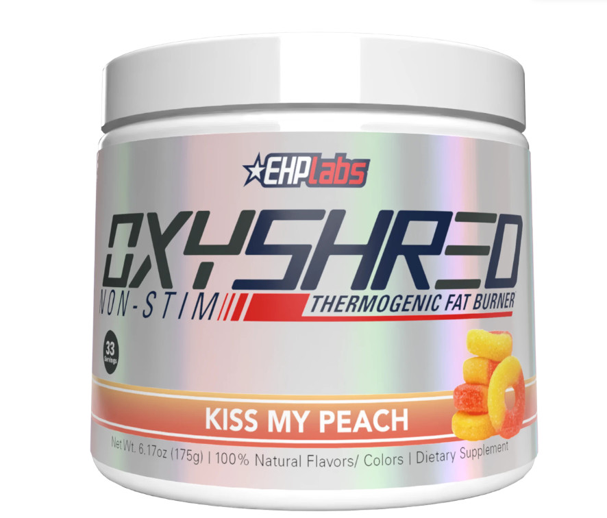 EHP Labs OxyShred Non Stim Caffeine Free Peach 33 Servings