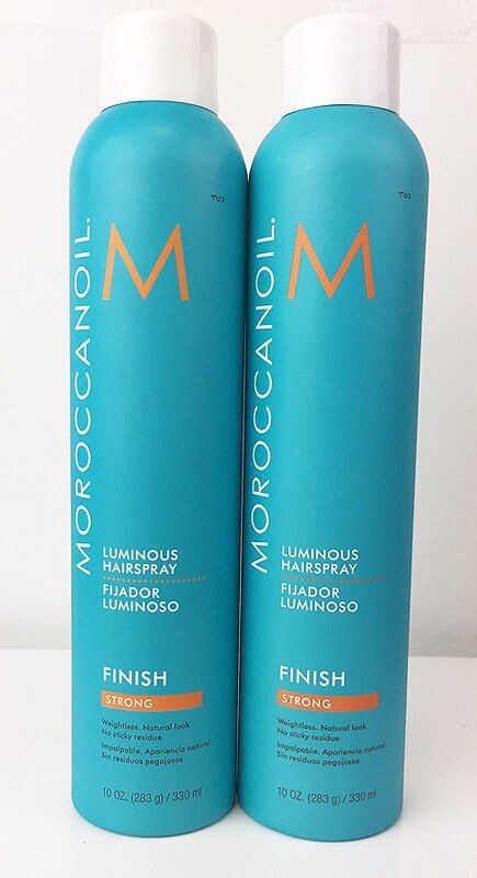 2x Same day Ship MoroccanOil Luminous Hairspray STRONG (2 pack)