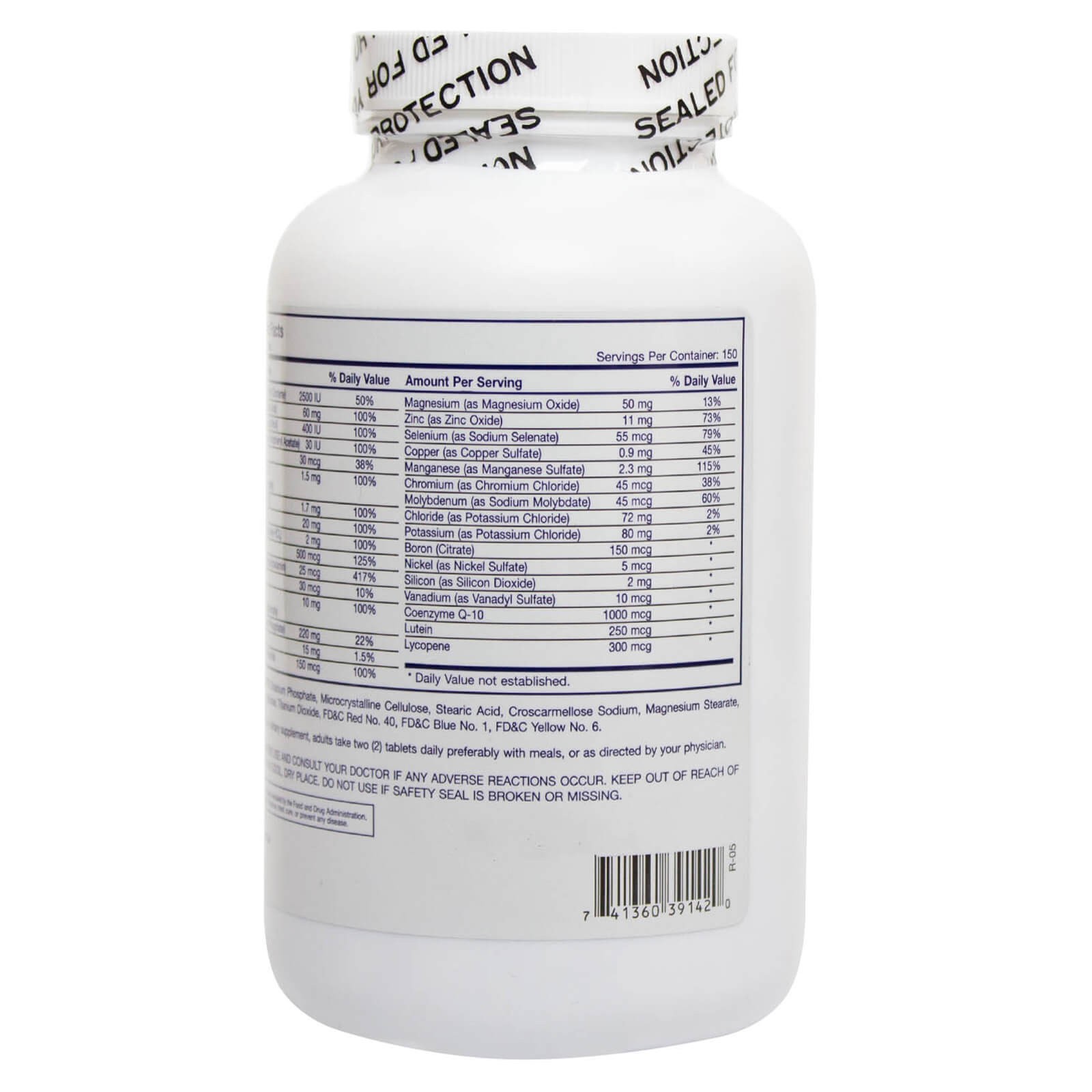 NuHealth Complete Central Silver Senior Multivitamin 300 Tablets