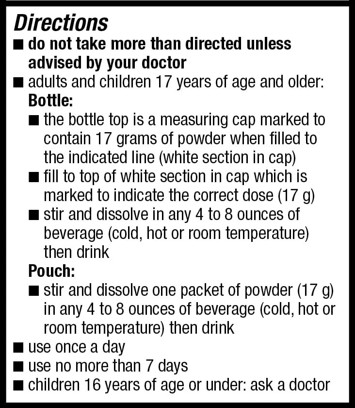 Laxative Polyethylene Glycol – Kirkland Signature LaxaClear 100 Doses VS MiraLAX