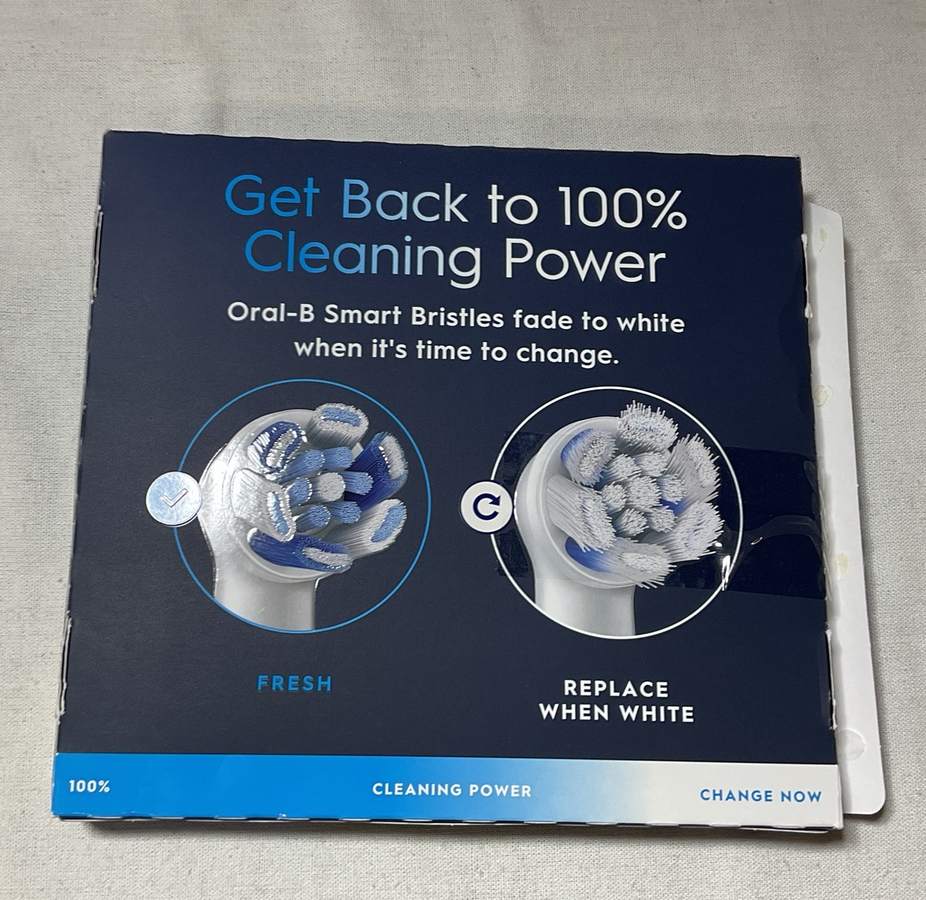 Oral-B iO Deep Clean Replacement Toothbrush Head 9-count (1 w/o Box) G12