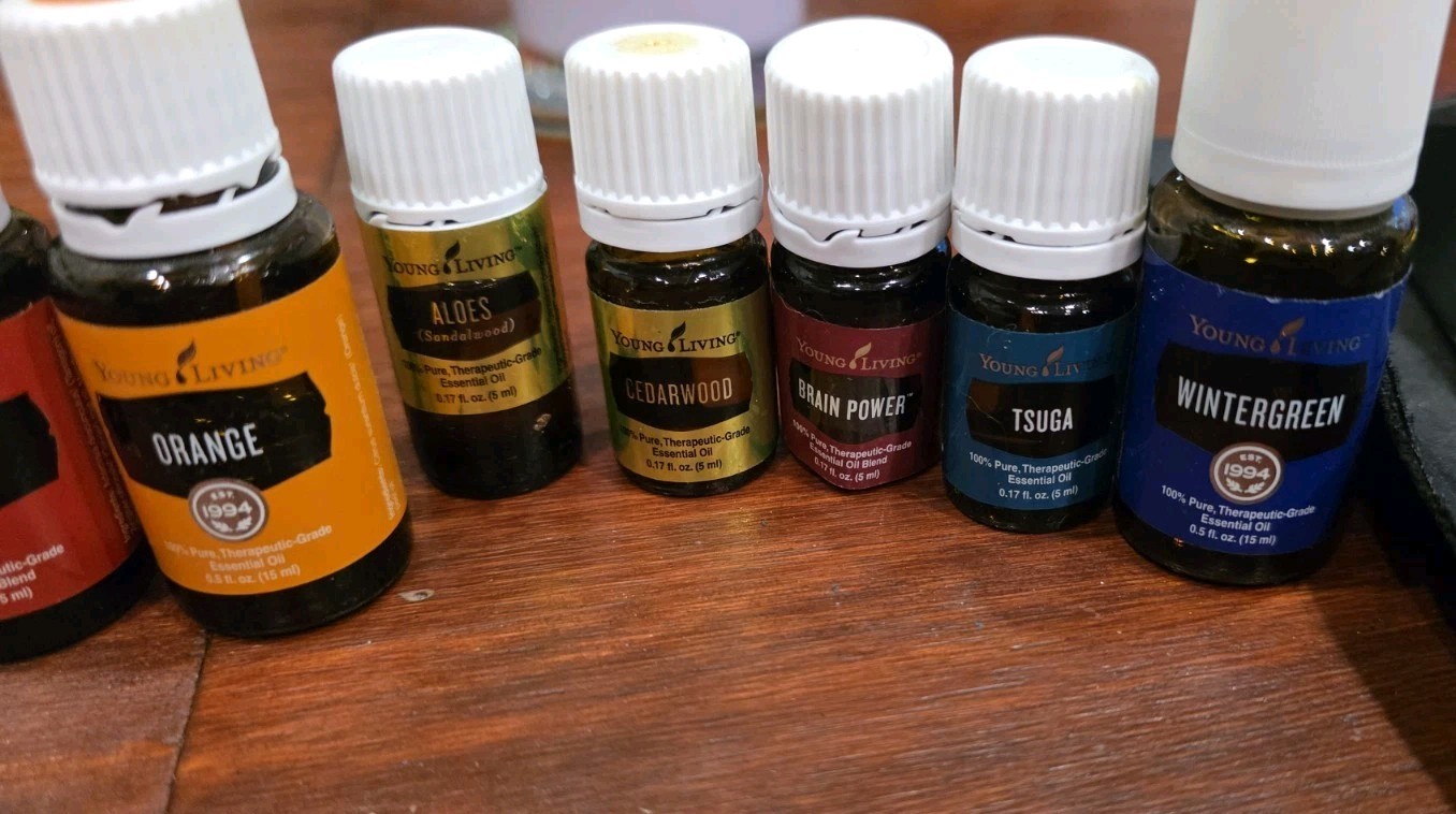 Lot of 17 Young Living Essential Oils Both Sealed And Open 5 NEW 17 used