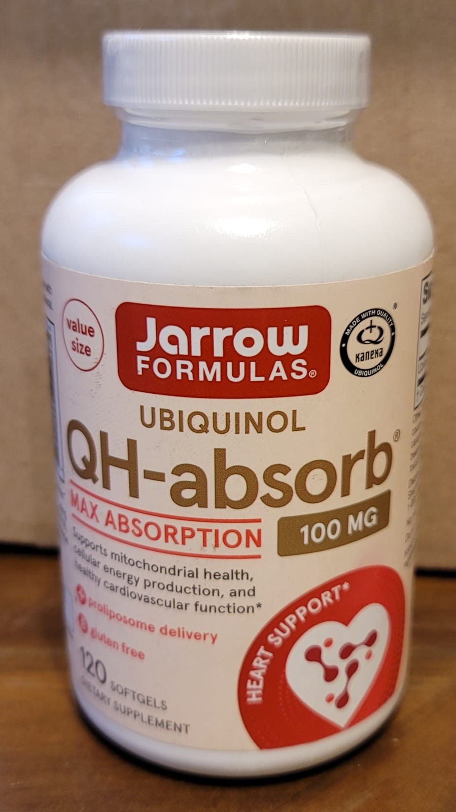 Jarrow Formulas Ubiquinol QH-Absorb Softgels, 100mg, 120ct 3/27+