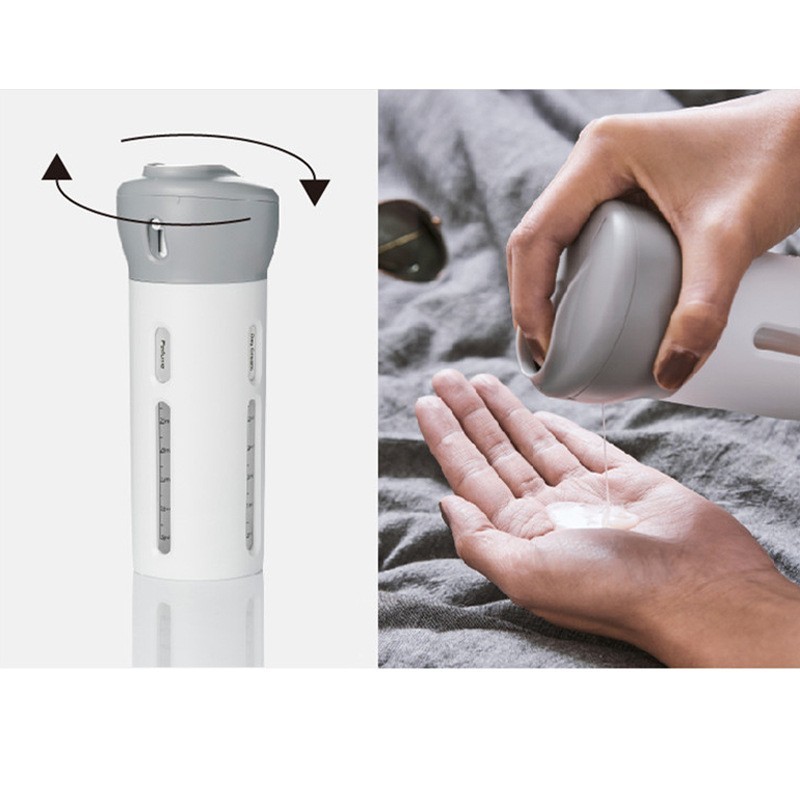4-in-1 Travel Bottles Organizer TSA Approved Leakproof Refillable Container