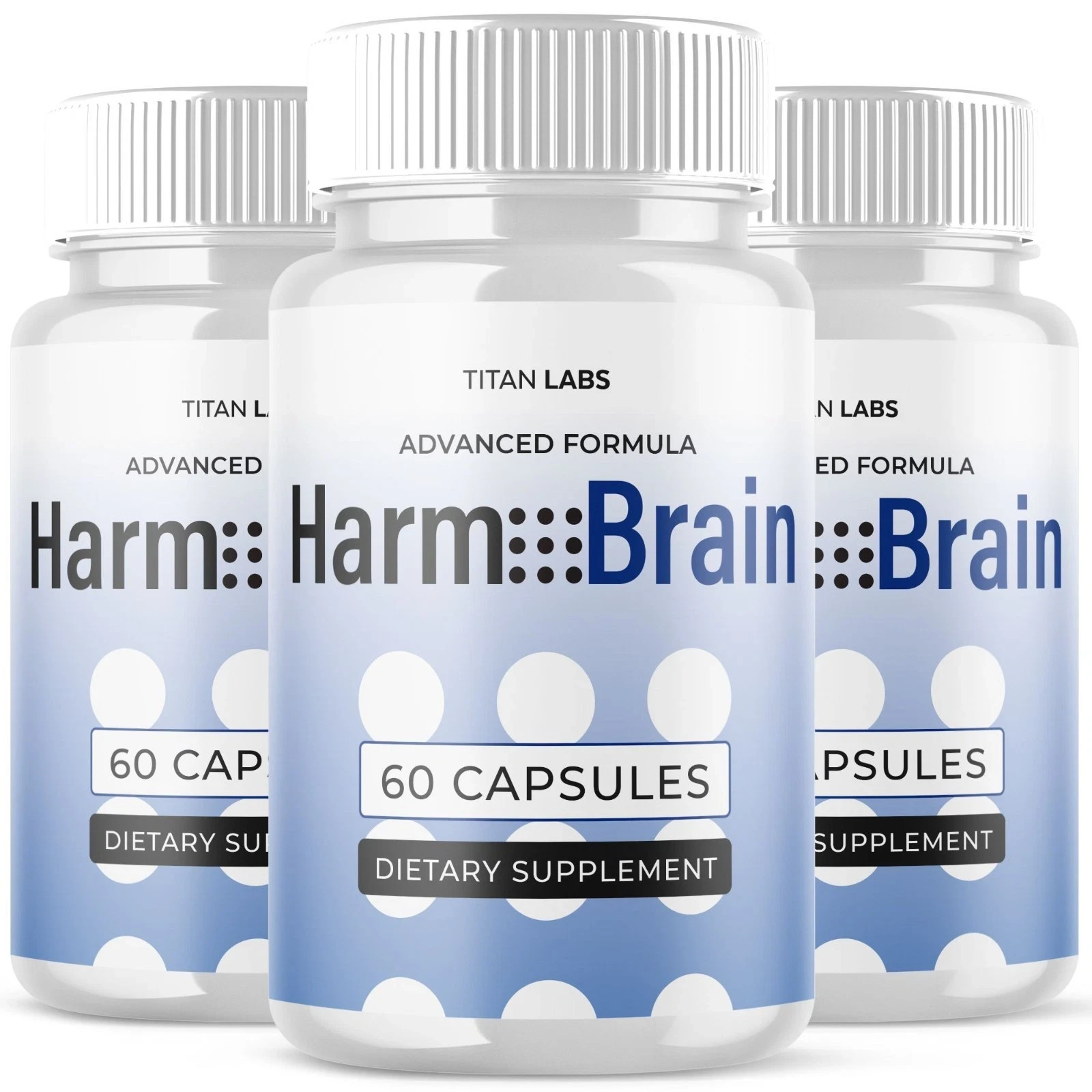 (3 Pack) Harmo Brain Nootropic Natural Brain Supplement HarmoBrain Free Shipping