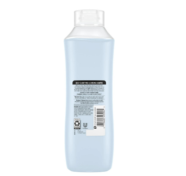 Suave Essentials Daily Clarifying & Cleansing Shampoo, 22.5 fl oz (2 pack)
