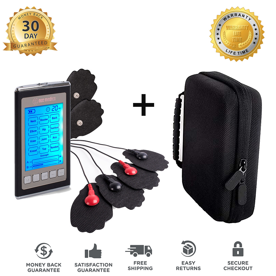 Tens Unit Muscle Stimulator Full Body Electro Therapy Pain Relief Machine