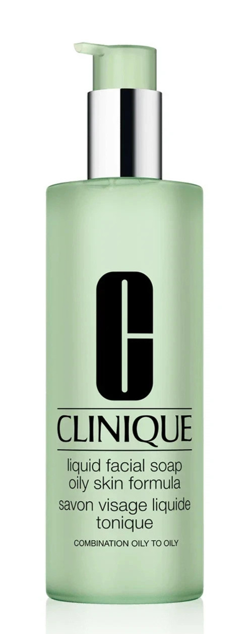 Clinique Liquid Facial Soap Oily Skin formula With Pump 13.5 oz/400ml New Origin